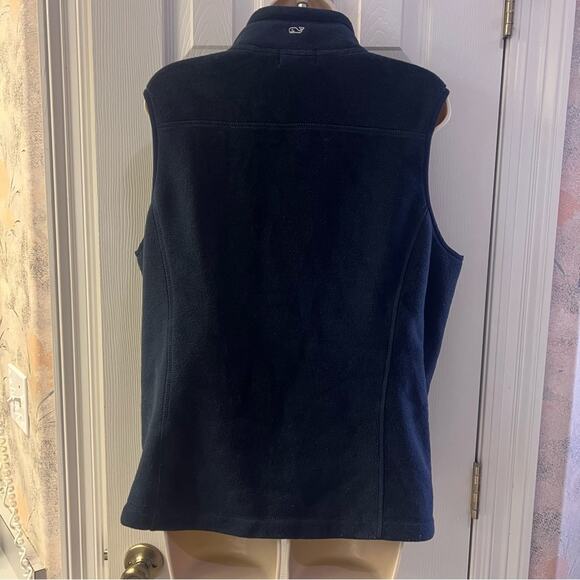 Vineyard Vines Women’s Navy Blue Vest Size Large - Picture 7 of 13